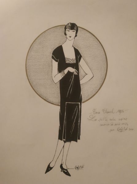 La petite Robe Noire - Coco Chanel 1926 - Cristobal ETCHEBARNE