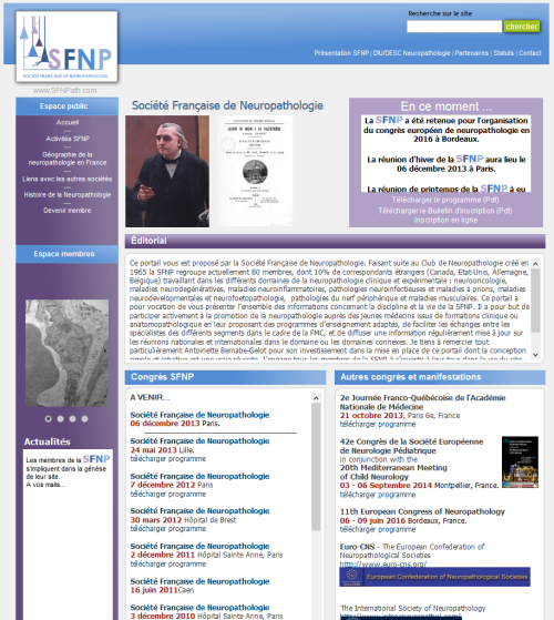 Screenshot site Web - APCM